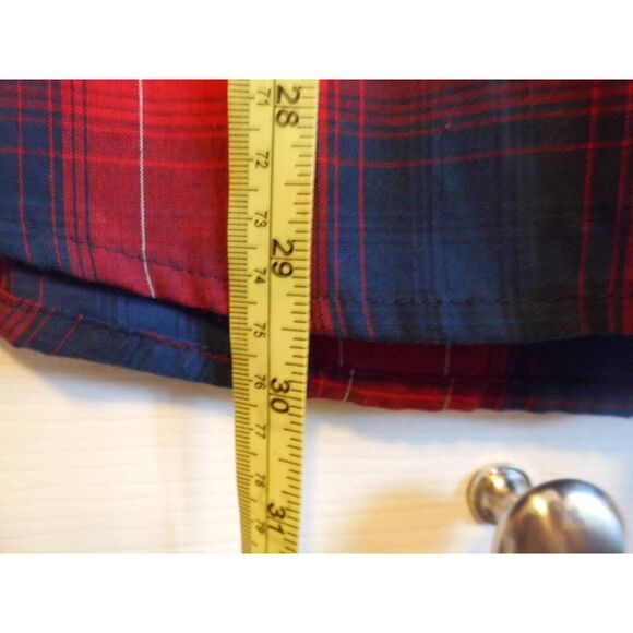 Chaps Red and blue plaid button down long sleeve - Picture 5 of 6